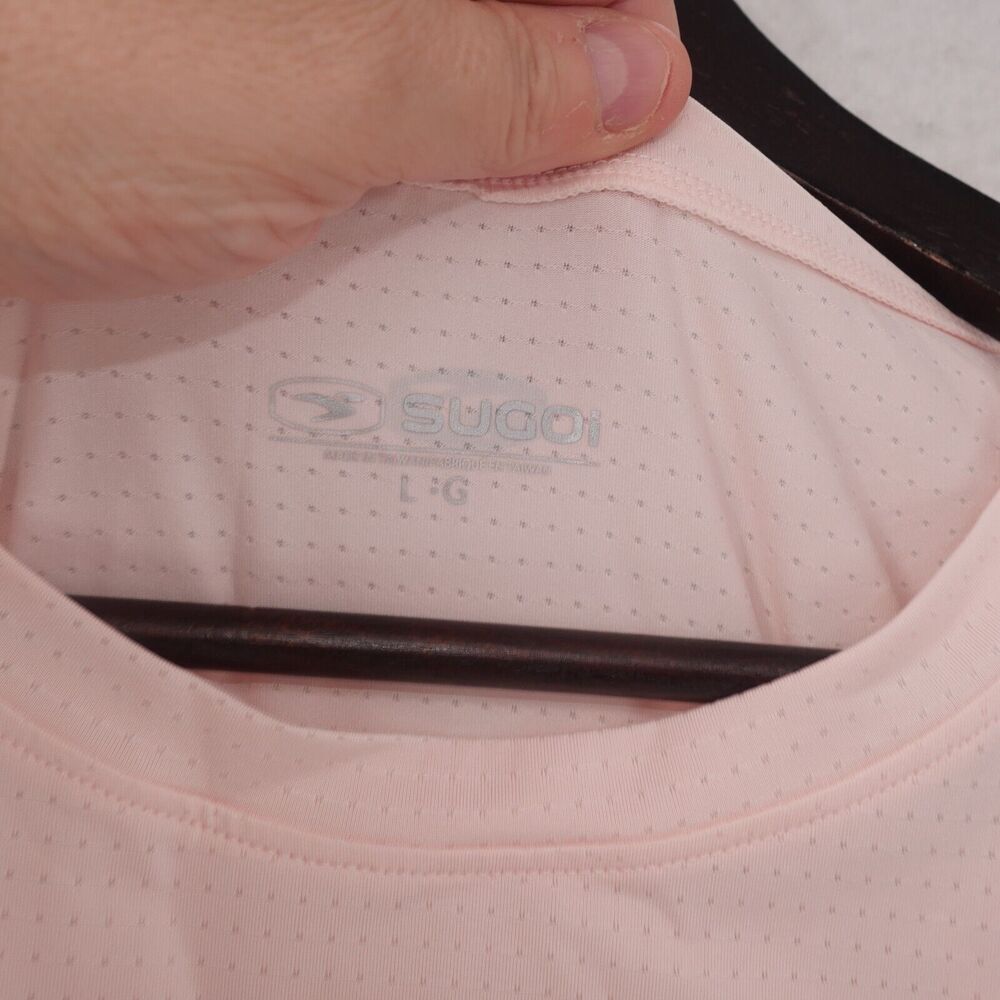 NEW Sugoi Women's Large Prism Short Sleeve Shirt Wicking Light Weight Pink - Picture 5 of 8